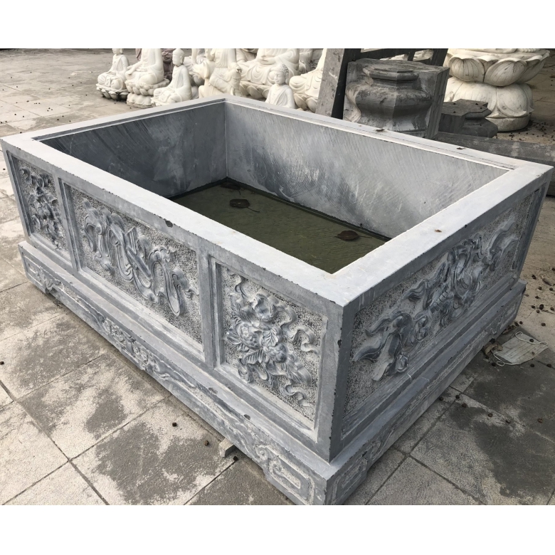 Chậu hoa, bệ đá 7