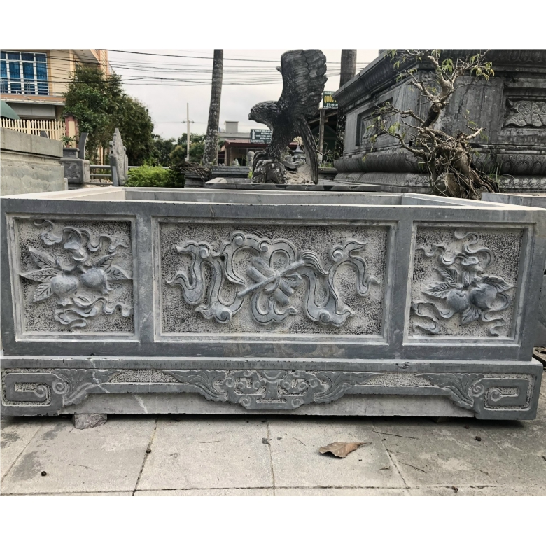 Chậu hoa, bệ đá 8